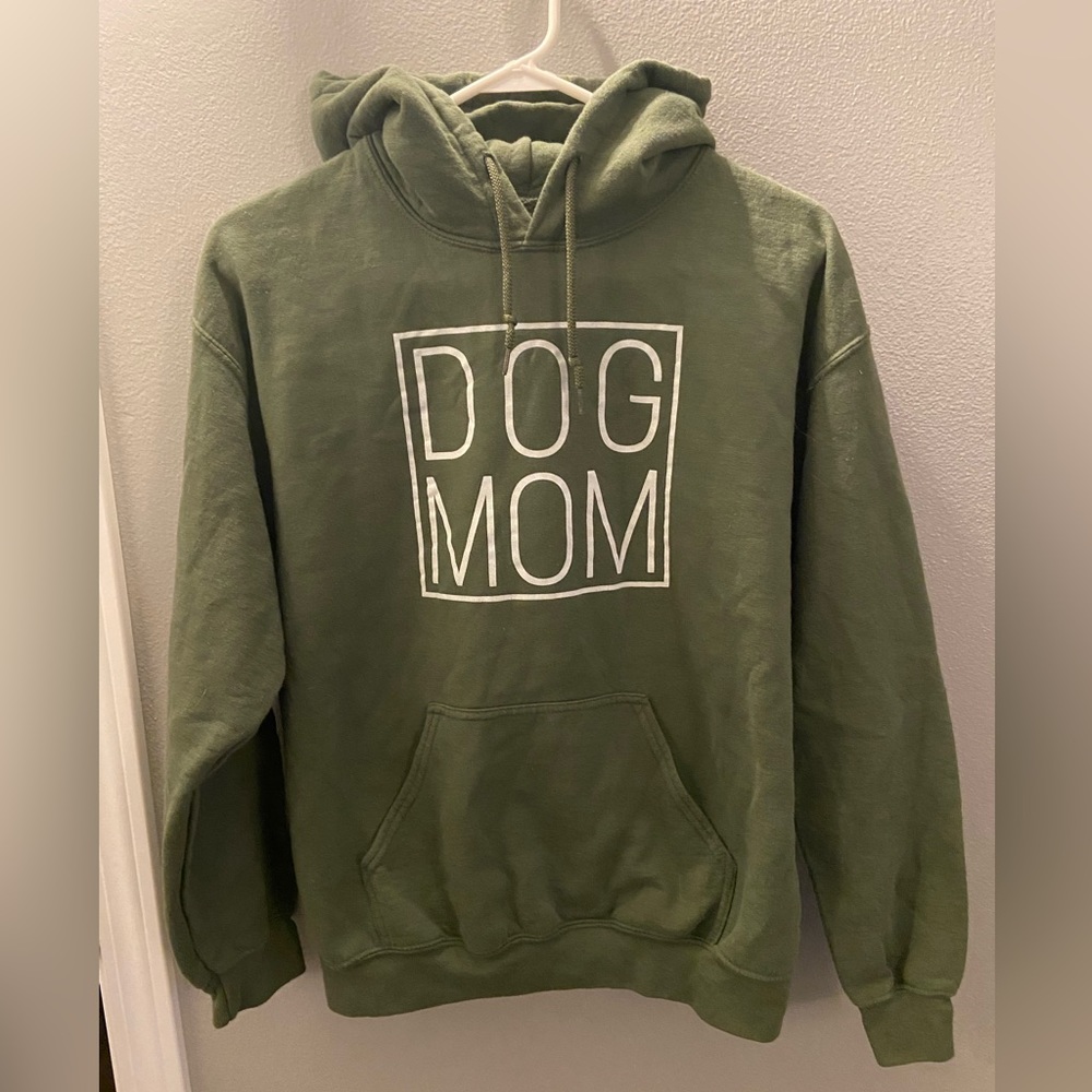“Dog mom” hooded sweatshirt